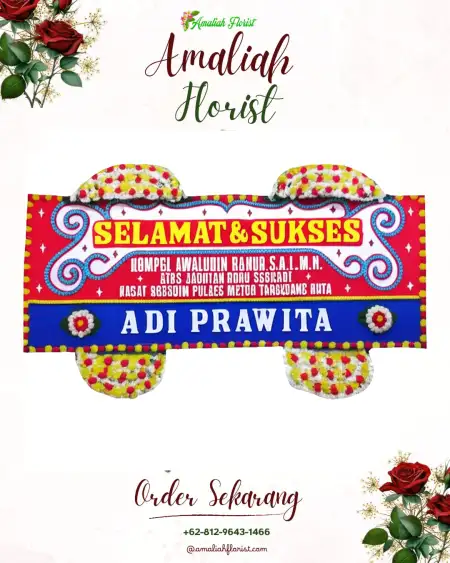 Papan Bunga Ucapan Selamat Sedayulawas